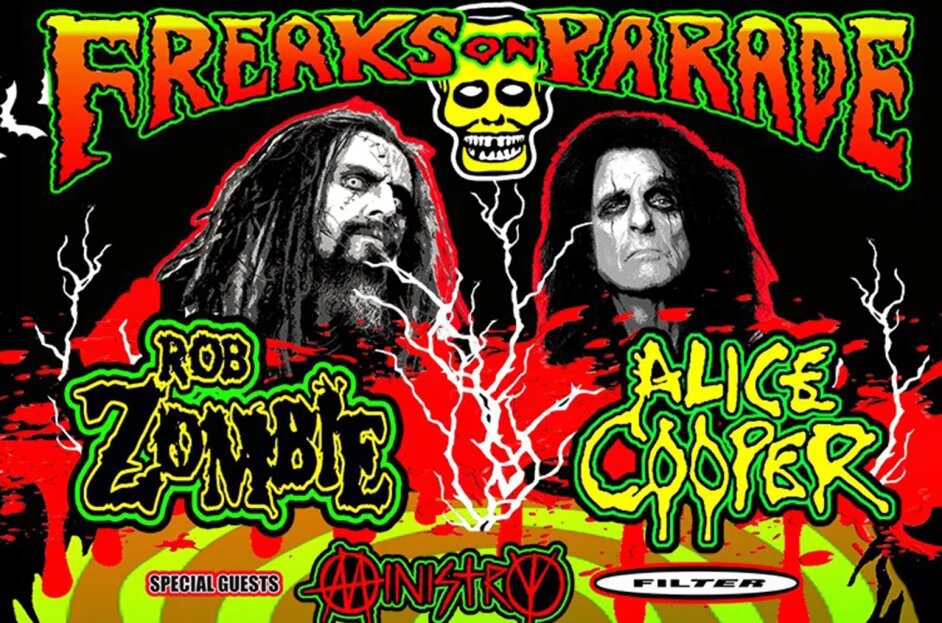 Rob Zombie & Alice Cooper Freaks on Parade Tour Nashville Lifestyles